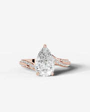 Sabrina (Pear) 14k Rose Gold 001
