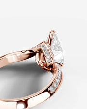 Sabrina (Pear) 14k Rose Gold 003