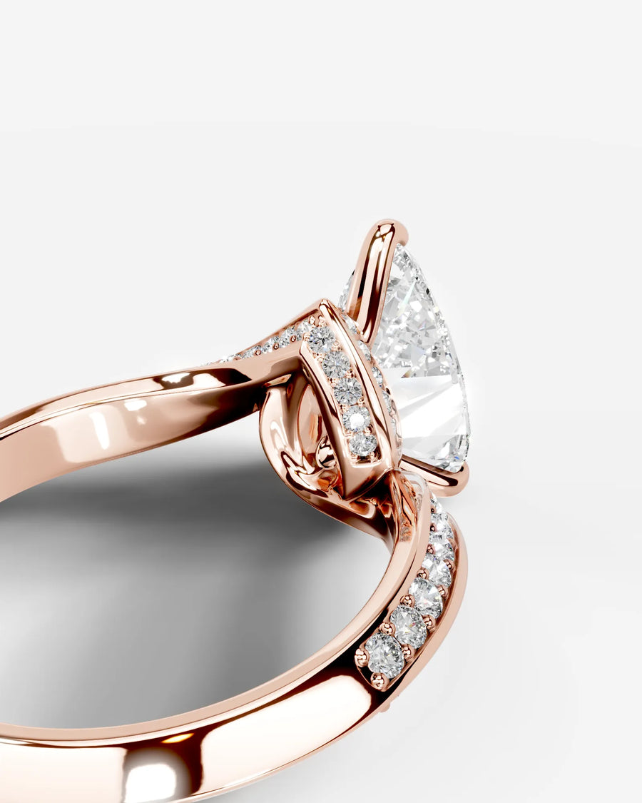 Sabrina (Pear) 14k Rose Gold 003