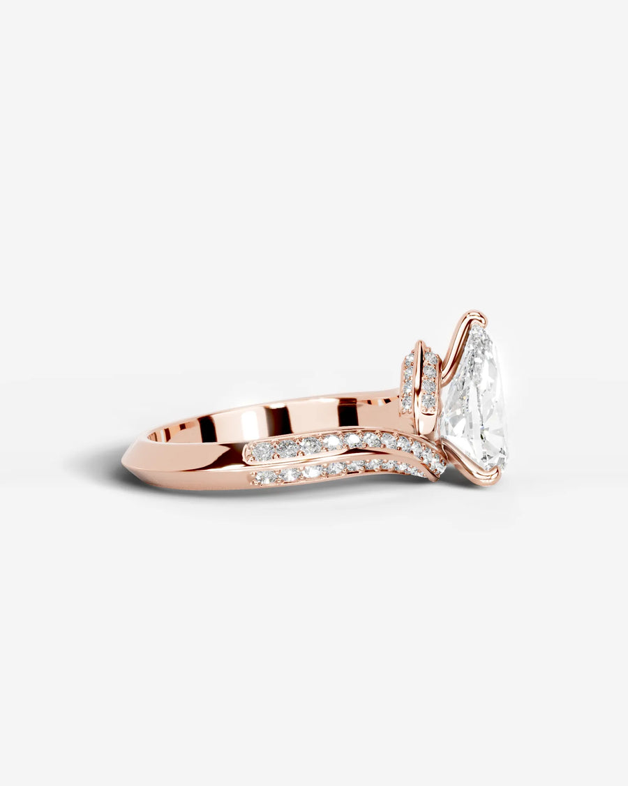 Sabrina (Pear) 14k Rose Gold 002