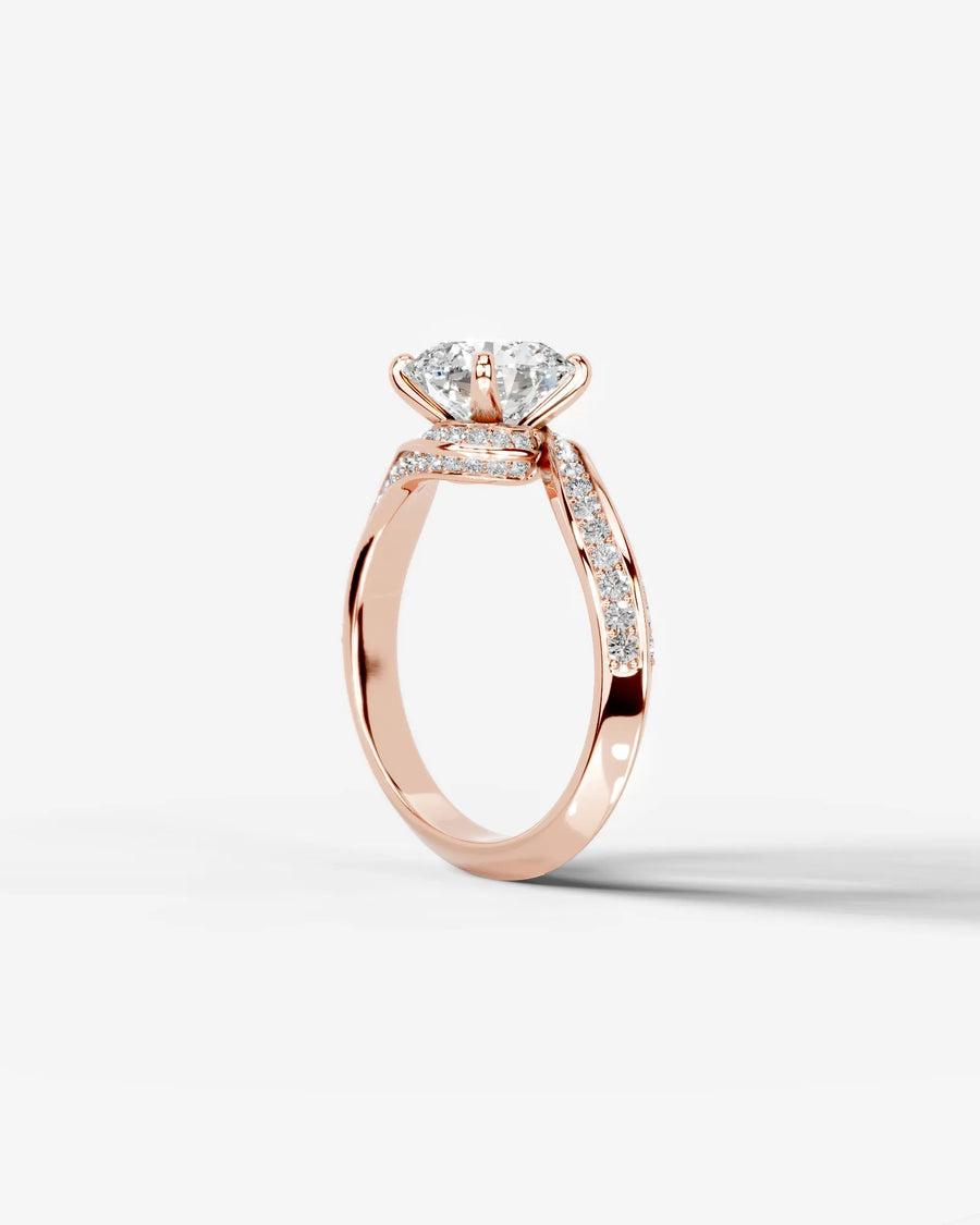 Sabrina (Round) 14k Rose Gold 004