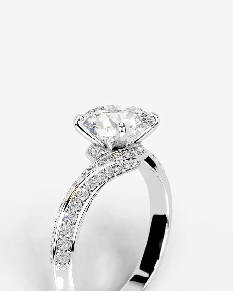 Sabrina (Round) 18k White Gold 005