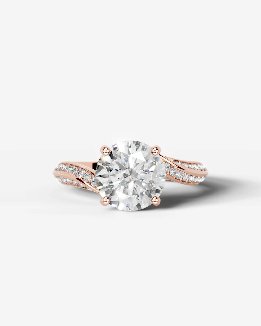 Sabrina (Round) 14k Rose Gold 001