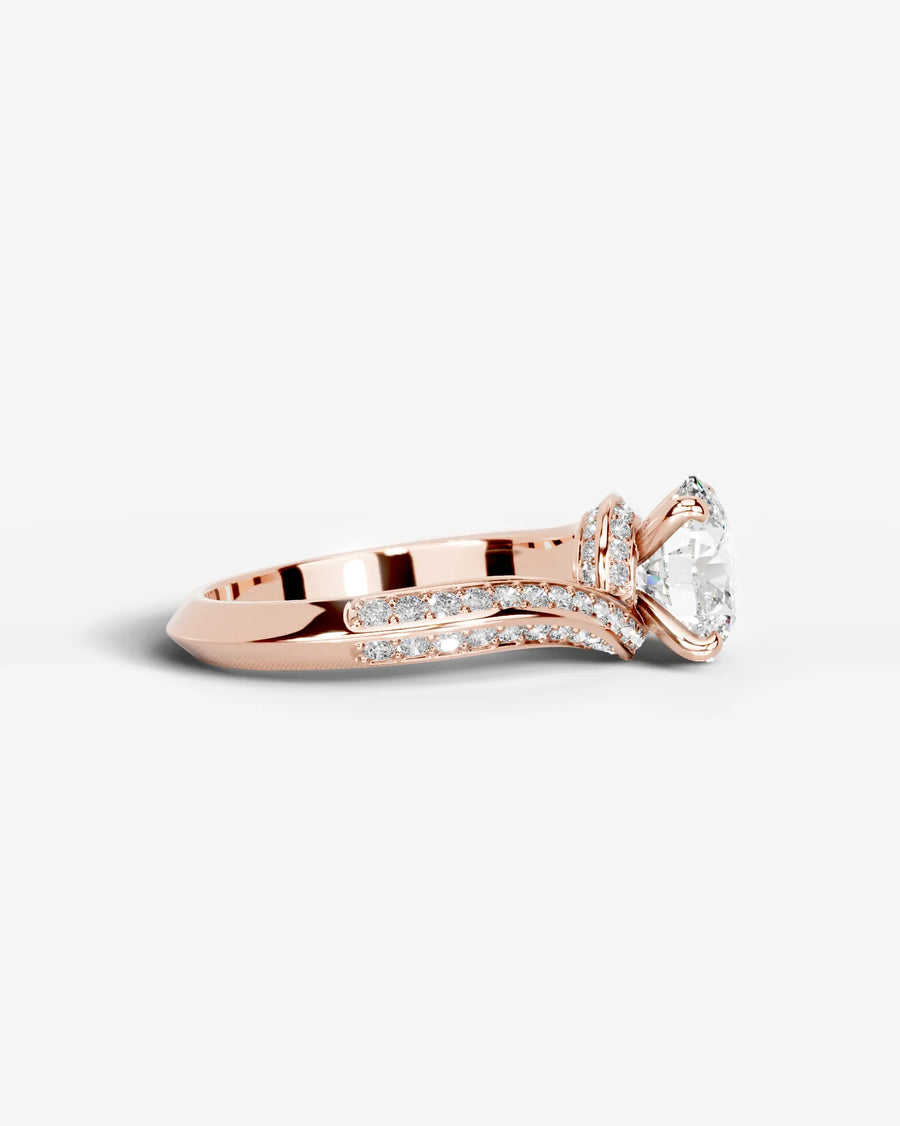 Sabrina (Round) 14k Rose Gold 003
