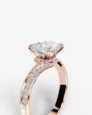 Sabrina (Cushion) 14k Rose Gold 005