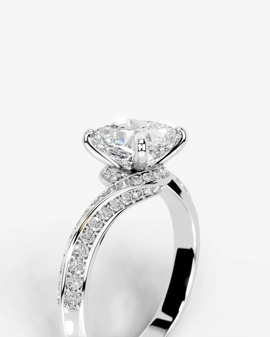 Sabrina (Cushion) 18k White Gold 005