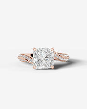Sabrina (Cushion) 14k Rose Gold 001