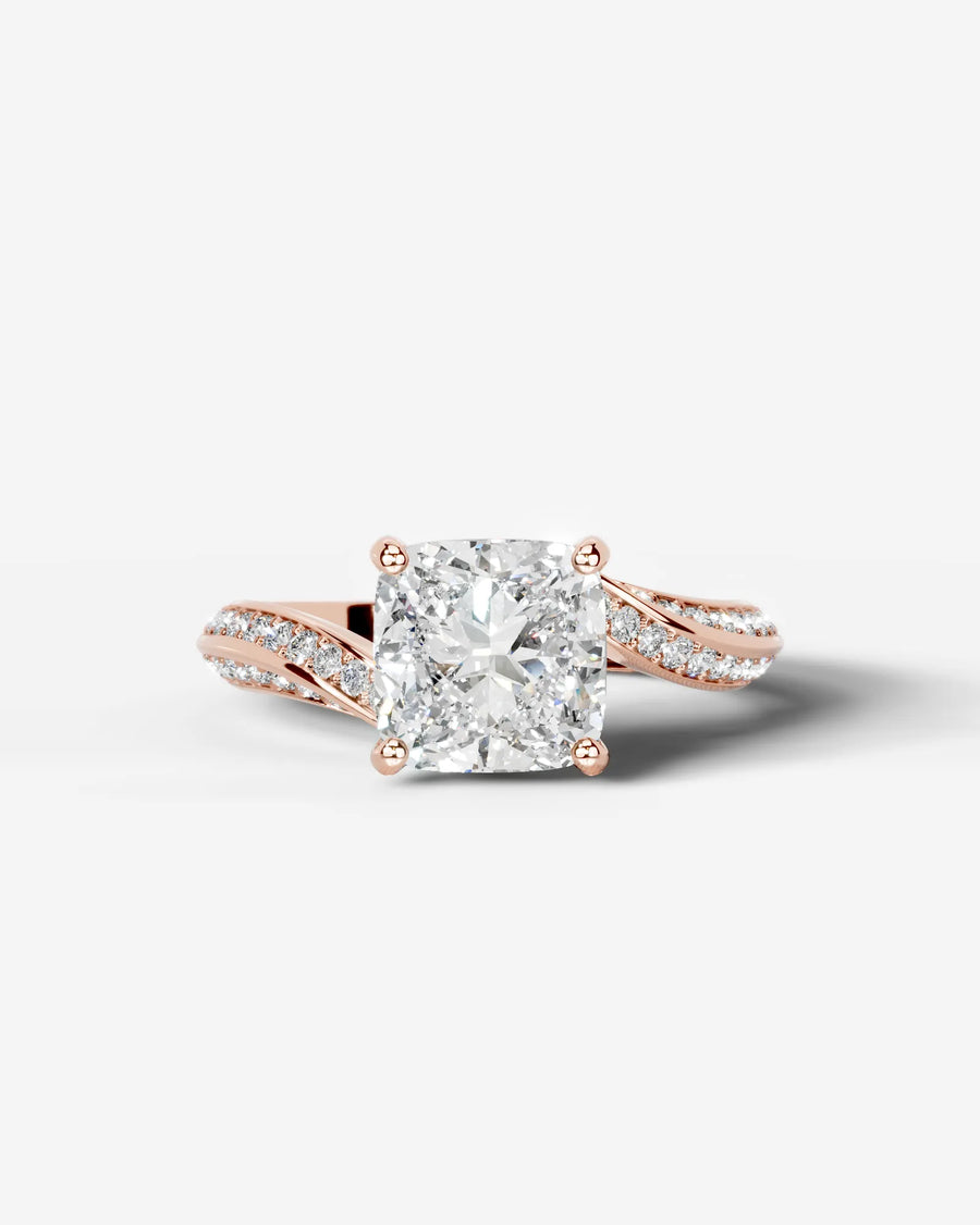 Sabrina (Cushion) 14k Rose Gold 001