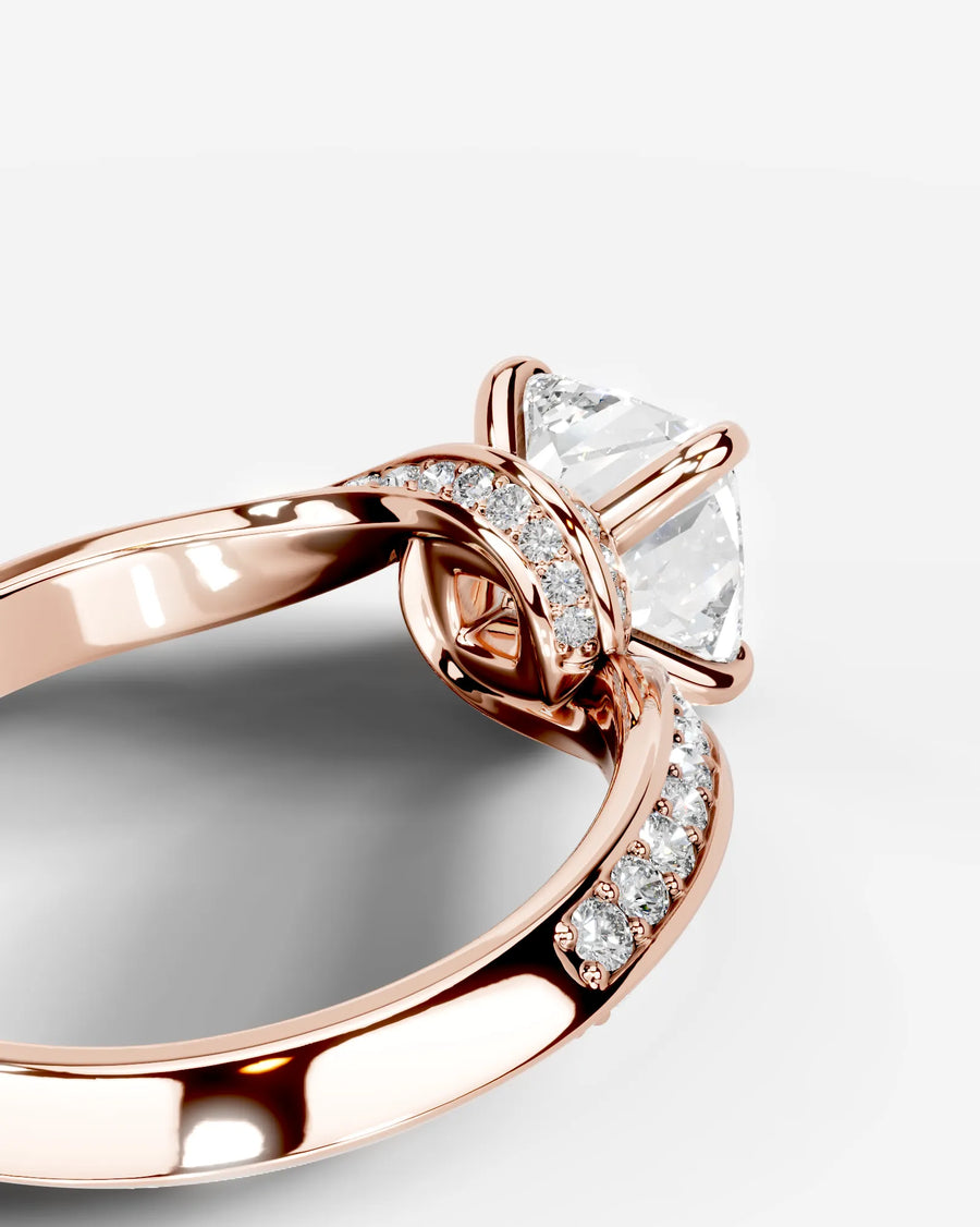 Sabrina (Cushion) 14k Rose Gold 002