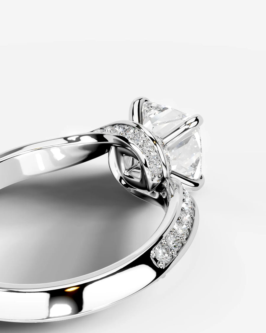 Sabrina (Cushion) 14k White Gold 002