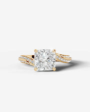 Sabrina (Cushion) 14k Yellow Gold 001