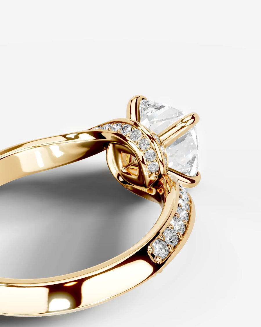 Sabrina (Cushion) 14k Yellow Gold 002