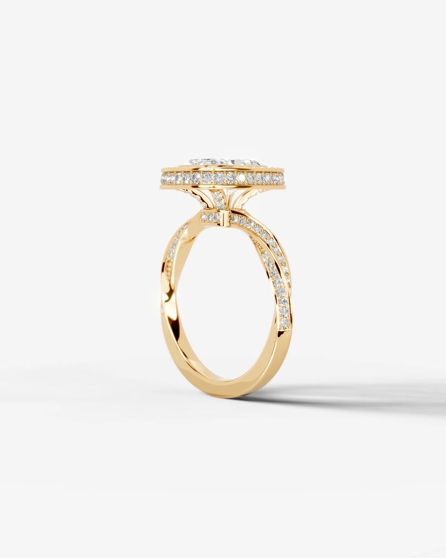 Sarina (Elongated Cushion) 14k Yellow Gold 002