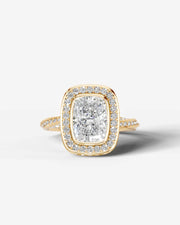 Sarina (Elongated Cushion) 14k Yellow Gold 001