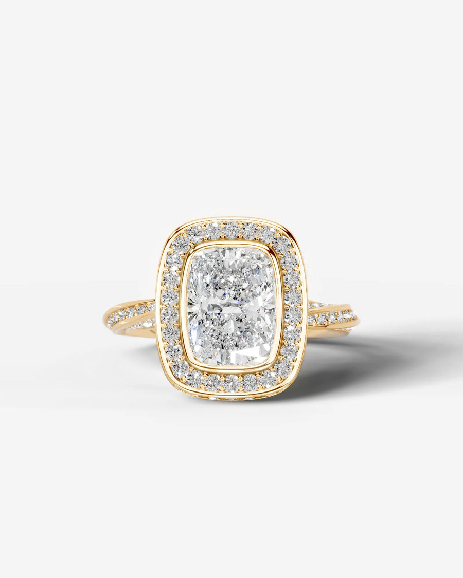 Sarina (Elongated Cushion) 14k Yellow Gold 001