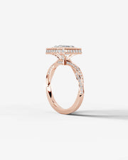Sarina (Emerald) 14k Rose Gold 002