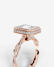 Sarina (Emerald) 14k Rose Gold 003