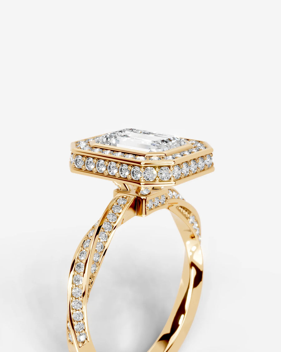 Sarina (Emerald) 14k Yellow Gold 003