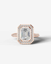 Sarina (Emerald) 14k Rose Gold 001