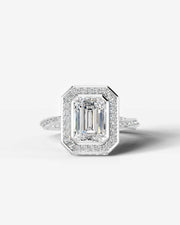 Sarina (Emerald) 14k White Gold 001