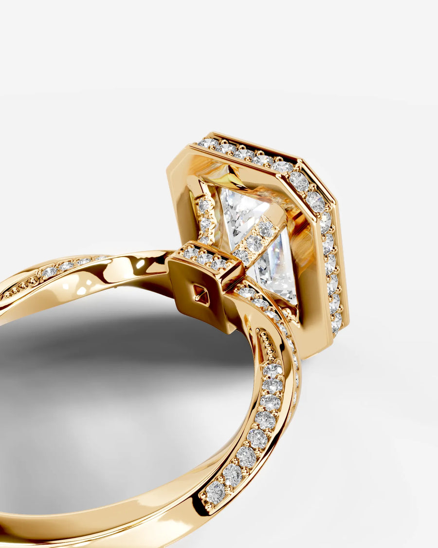 Sarina (Emerald) 14k Yellow Gold 004