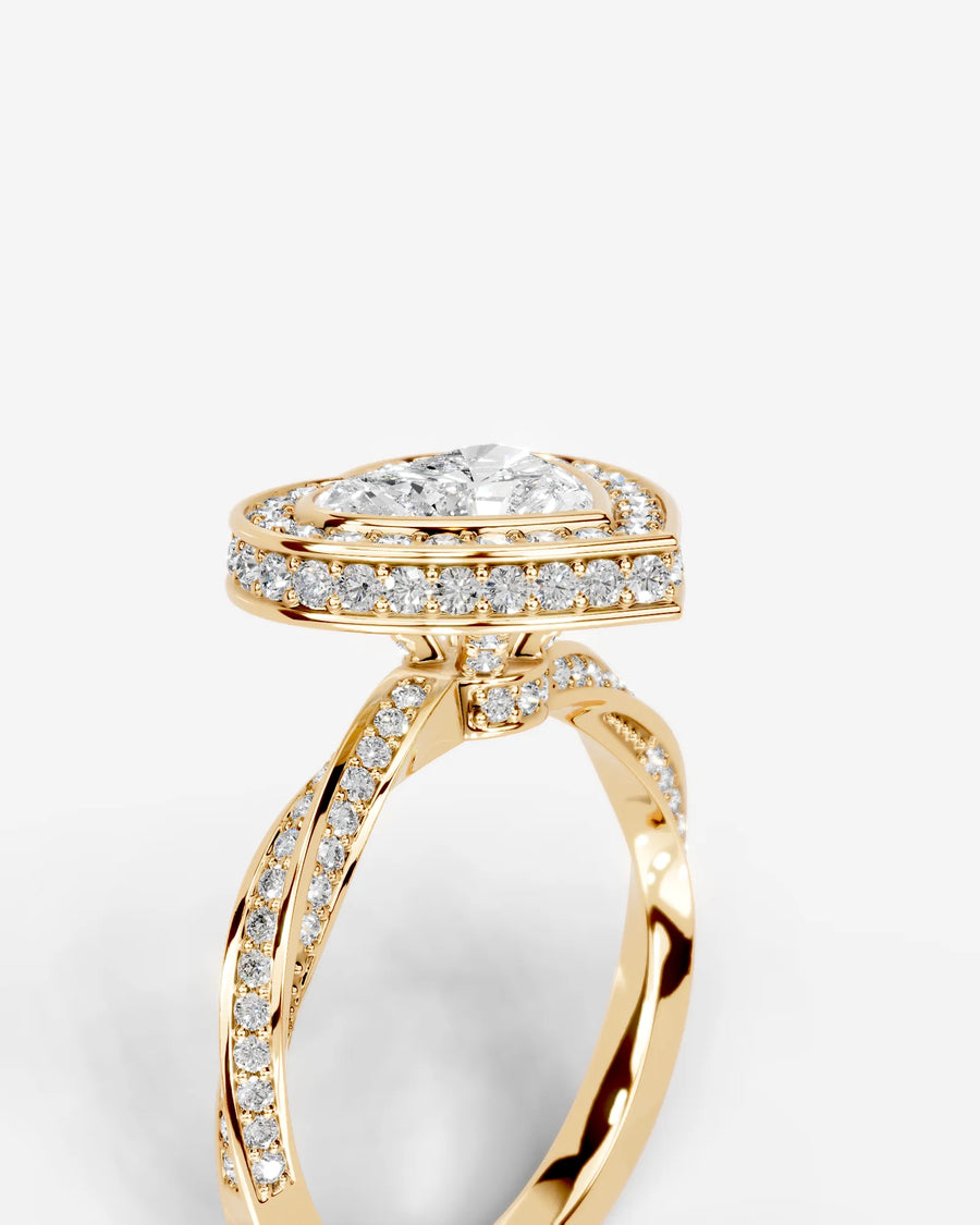 Sarina (Heart) 18k Yellow Gold 003
