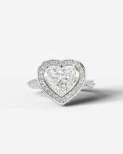 Sarina (Heart) 18k White Gold 001