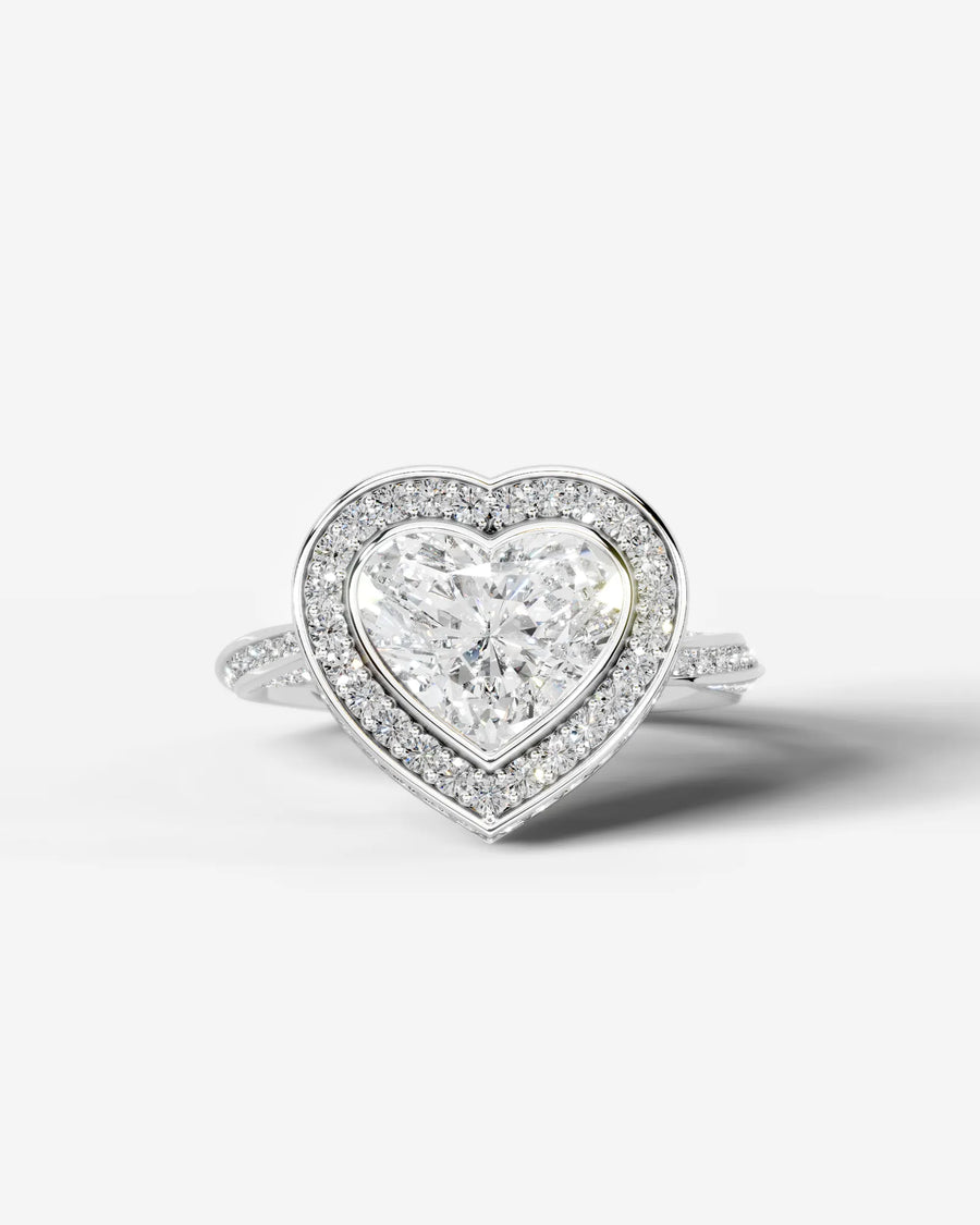 Sarina (Heart) 18k White Gold 001