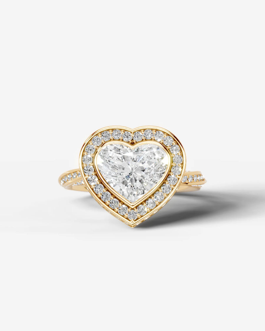 Sarina (Heart) 14k Yellow Gold 001