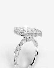 Sarina (Marquise) 18k White Gold 003