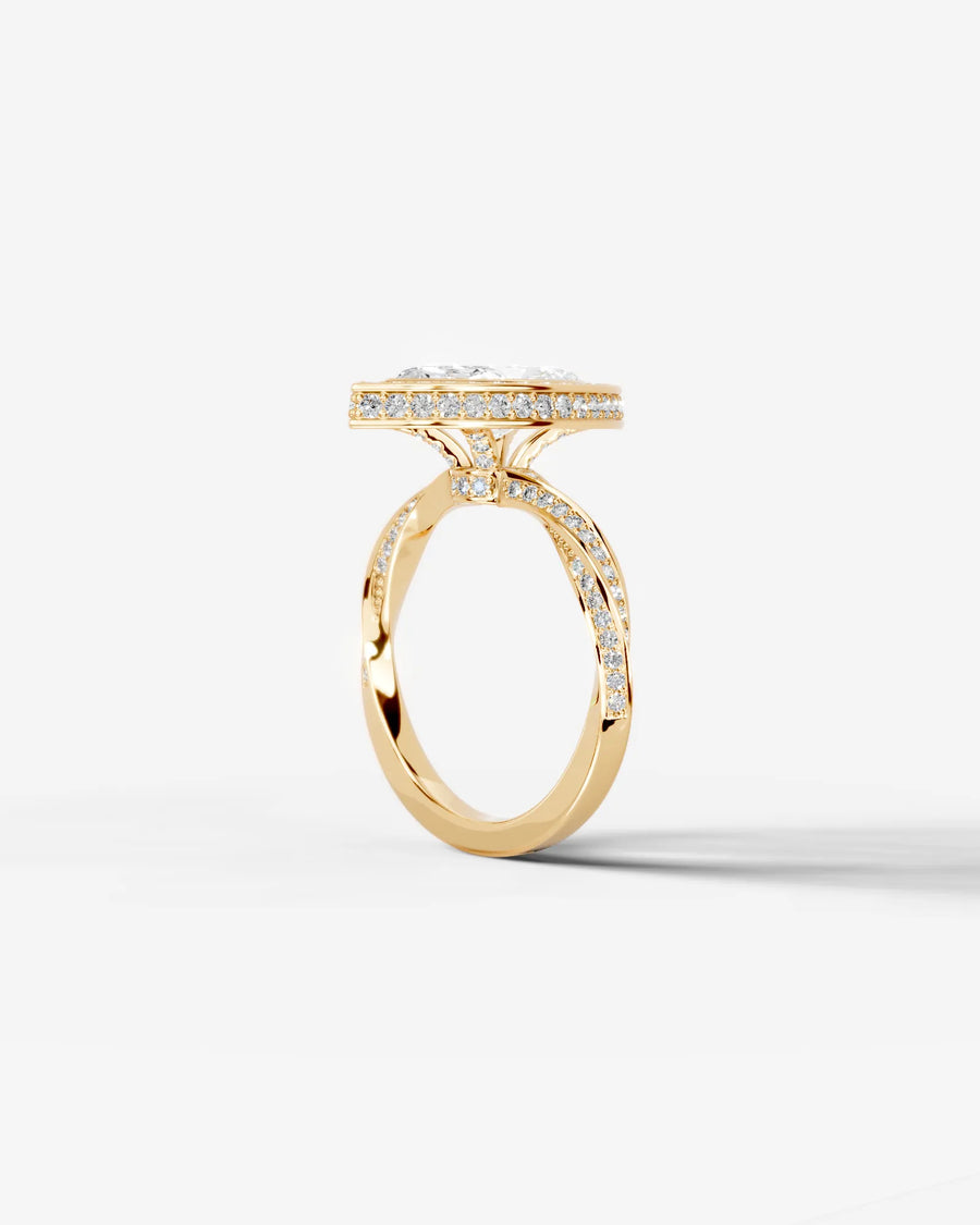 Sarina (Marquise) 14k Yellow Gold 002