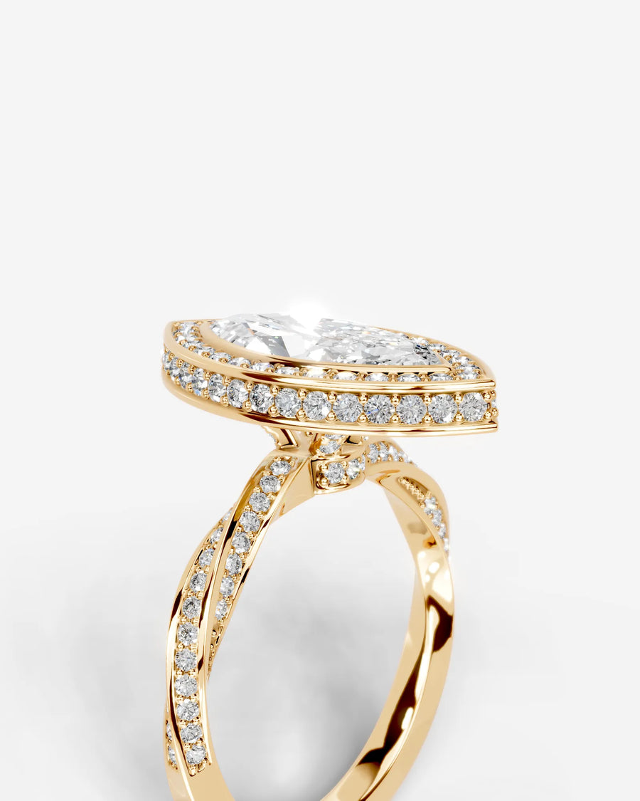 Sarina (Marquise) 18k Yellow Gold 003