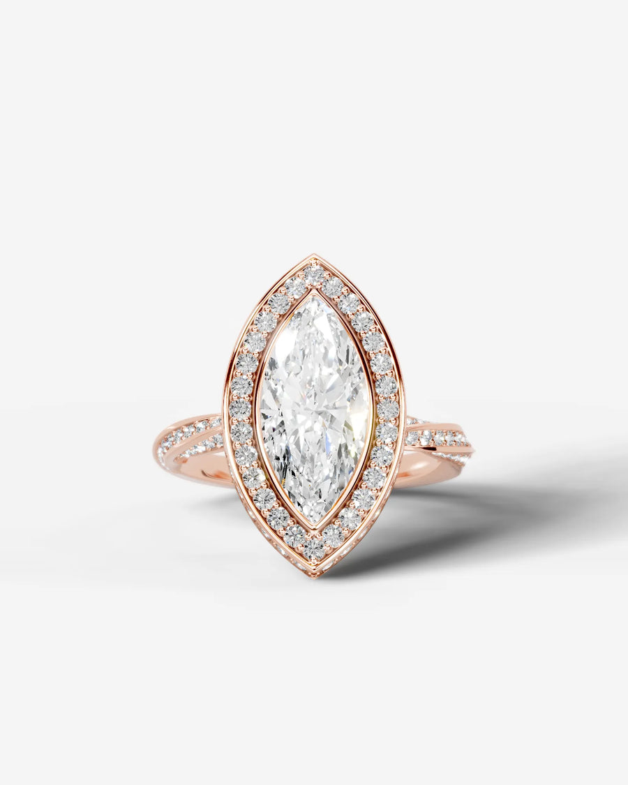 Sarina (Marquise) 14k Rose Gold 001