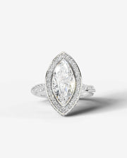 Sarina (Marquise) 18k White Gold 001