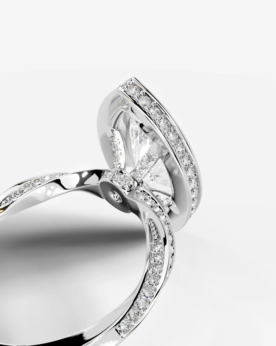 Sarina (Marquise) 14k White Gold 004