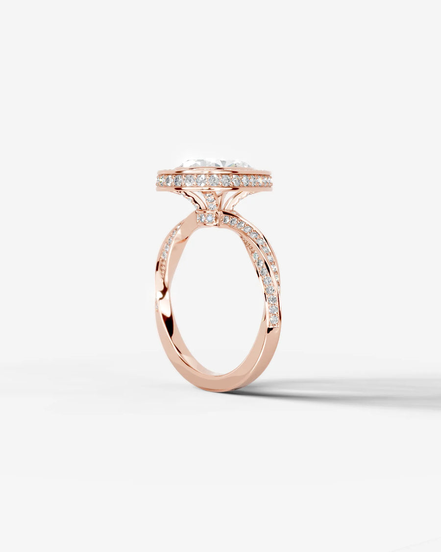 Sarina (Pear) 14k Rose Gold 002