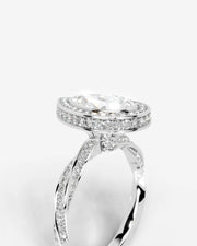 Sarina (Pear) 18k White Gold 003