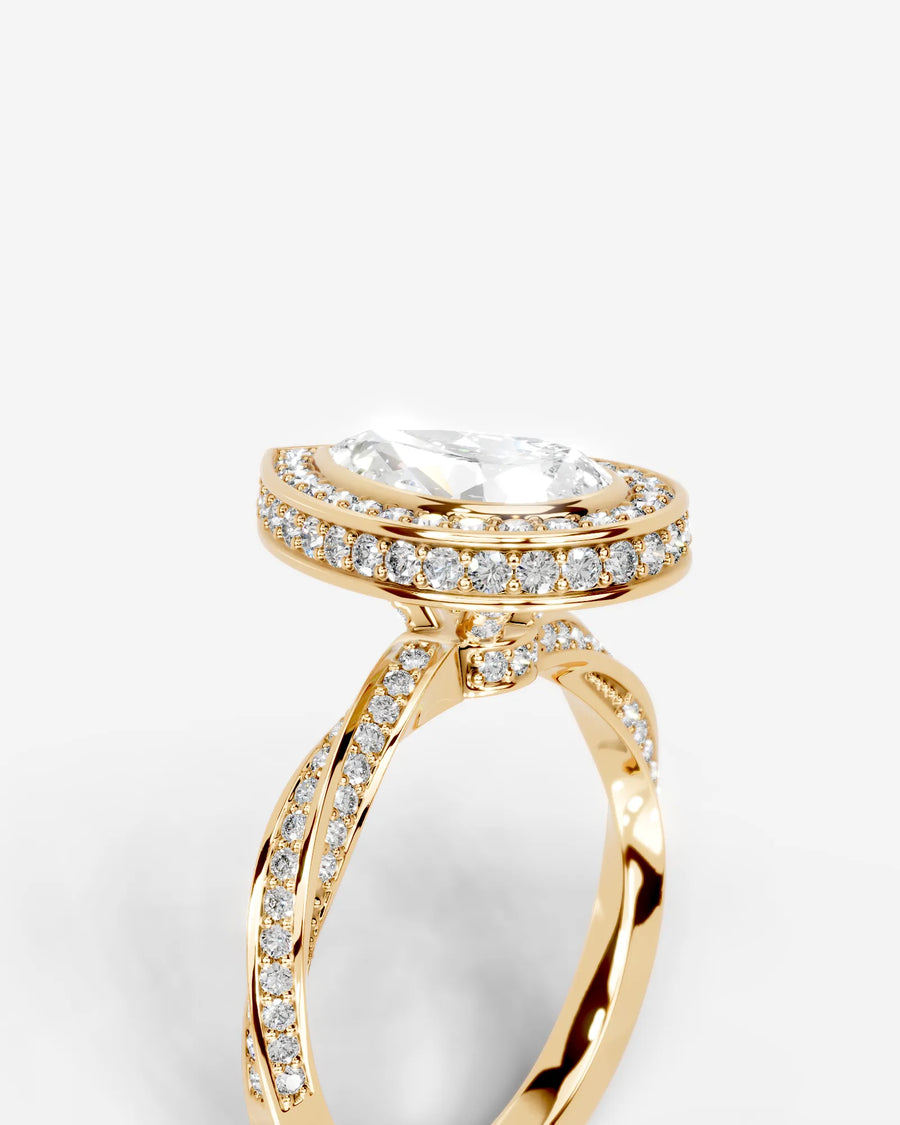 Sarina (Pear) 14k Yellow Gold 003