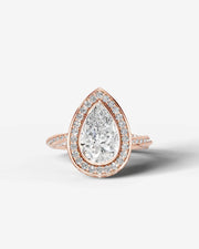 Sarina (Pear) 14k Rose Gold 001