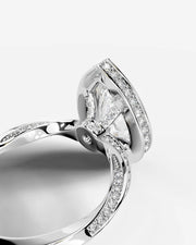 Sarina (Pear) 14k White Gold 004