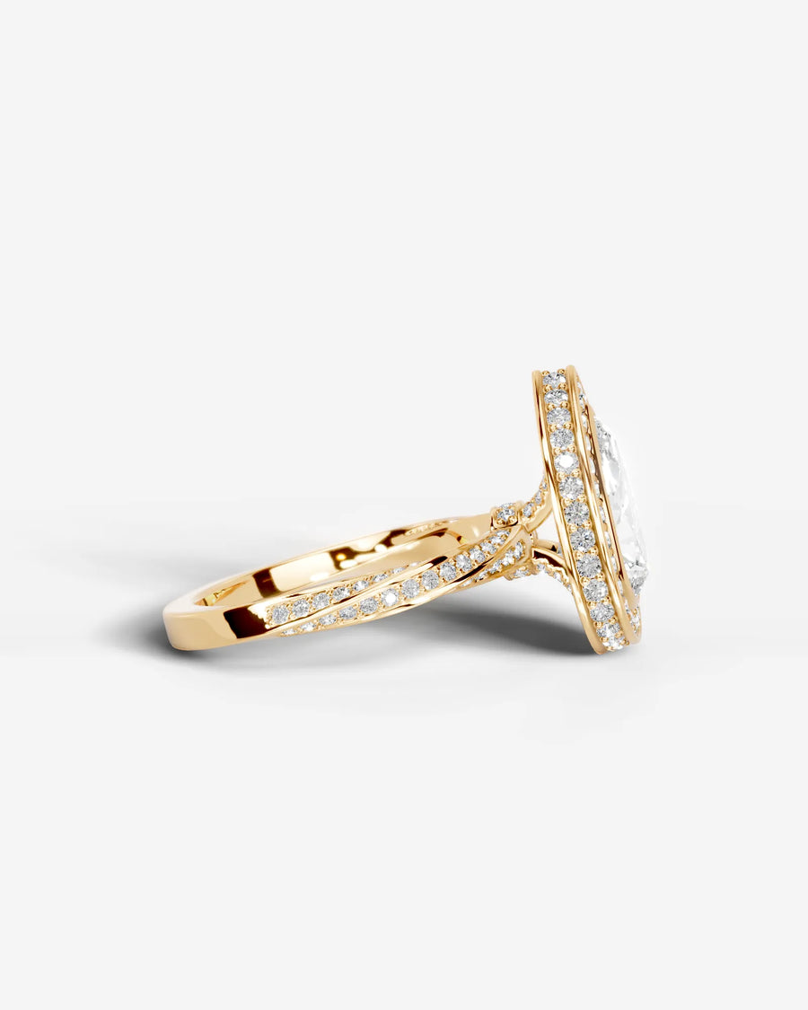 Sarina (Pear) 18k Yellow Gold 005