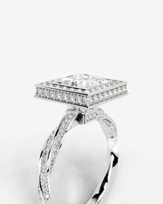 Sarina (Princess) 14k White Gold 003