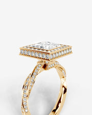 Sarina (Princess) 14k Yellow Gold 003
