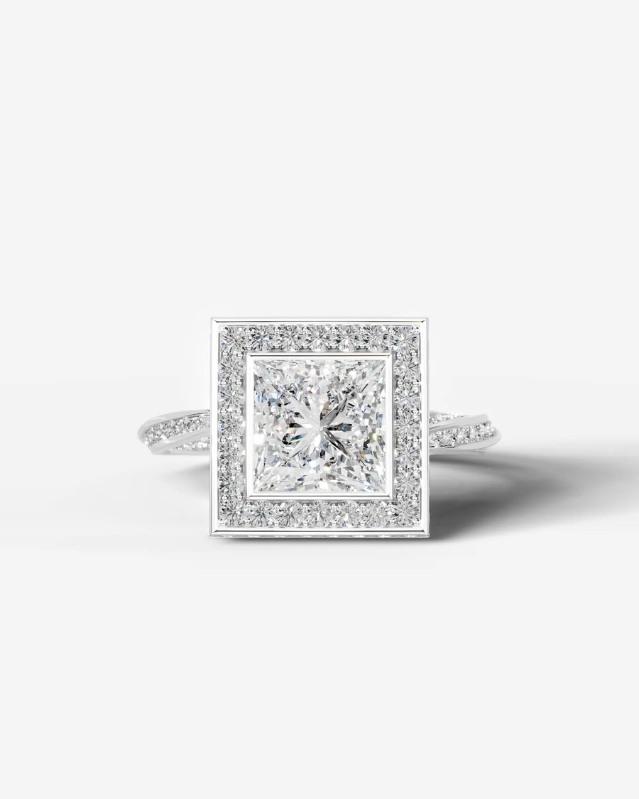 Sarina (Princess) 14k White Gold 001