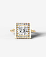 Sarina (Princess) 18k Yellow Gold 001
