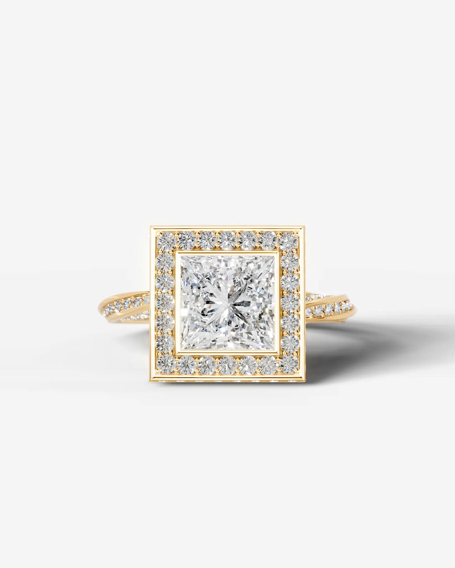 Sarina (Princess) 14k Yellow Gold 001