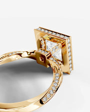 Sarina (Princess) 14k Yellow Gold 004