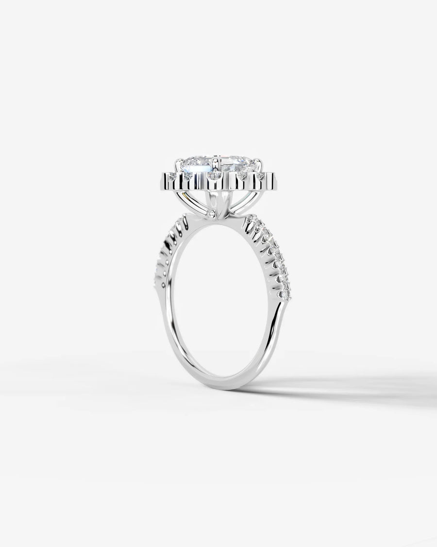 Sherry (Asscher) 14k White Gold 002