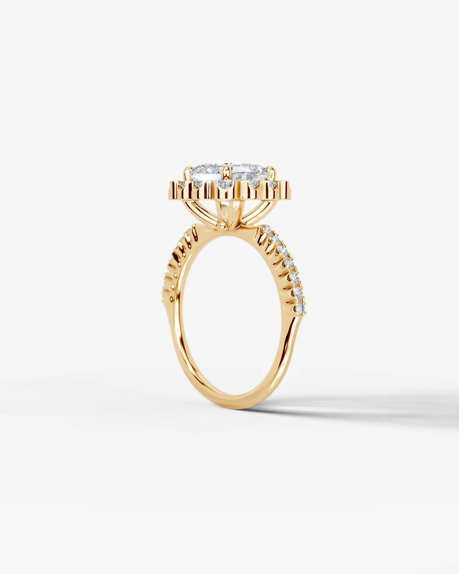 Sherry (Asscher) 18k Yellow Gold 002