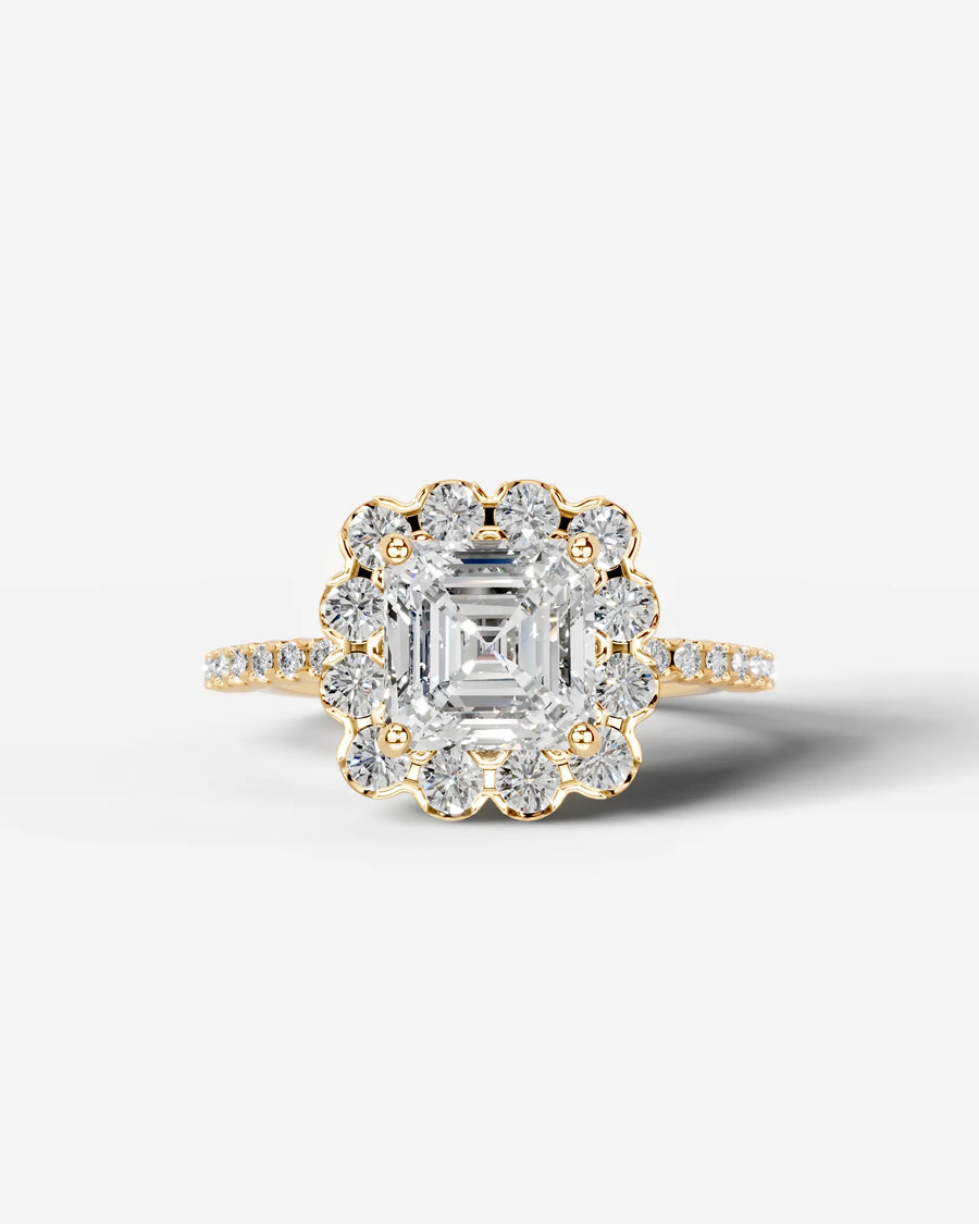 Sherry (Asscher) 18k Yellow Gold 001